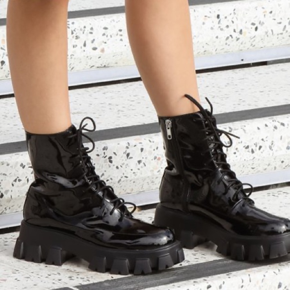 Black Patent Boot